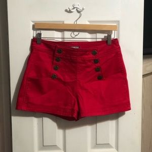 Express High wasted Shorts.